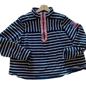 VINEYARD VINES Sweatshirt Navy/white stripes